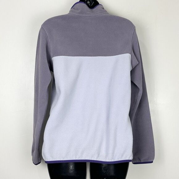 Patagonia Women’s Synchilla Snap T Fleece Pullover Size S Purple Lilac - Picture 10 of 15
